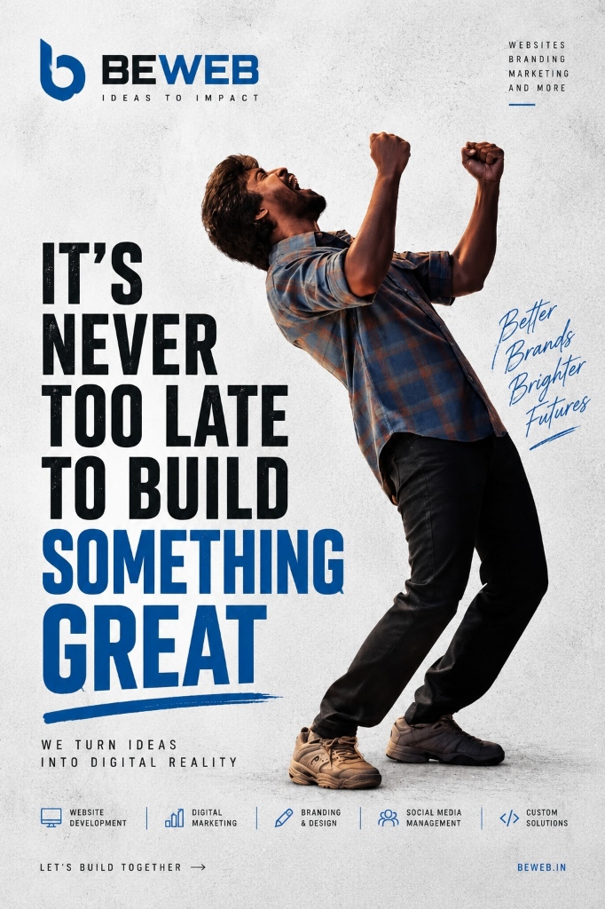 It's Never Too Late To Build Something Great